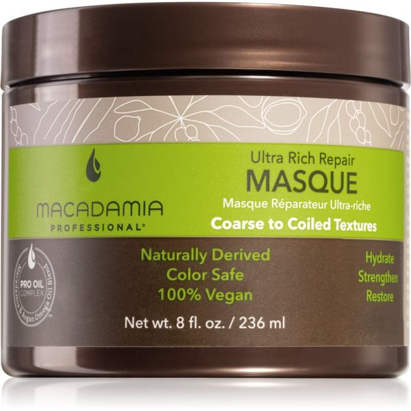 Macadamia Natural Oil Macadamia Natural Oil Ultra Rich Repair дълбоко регенерираща маска за увредена коса 236 мл.