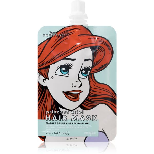 Mad Beauty Mad Beauty Disney Princess Ariel хидратираща маска за коса 50 мл.