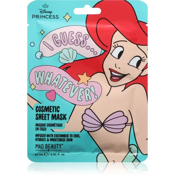 Mad Beauty Mad Beauty Disney Princess Ariel хидратираща платнена маска 25 мл.