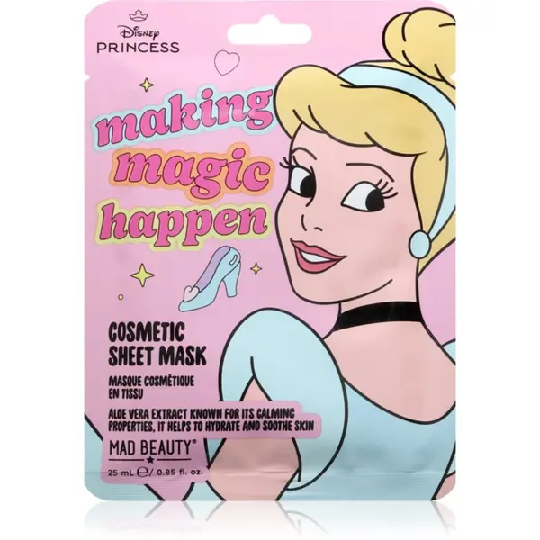 Mad Beauty Mad Beauty Disney Princess Cinderella хидратираща платнена маска 25 мл.