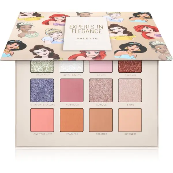 Mad Beauty Mad Beauty Disney Princess Experts In Elegance палитра сенки за очи 12x2.5 гр.