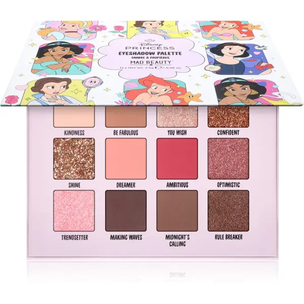 Mad Beauty Mad Beauty Disney Princess Express Yourself палитра сенки за очи 12x2.5 гр.