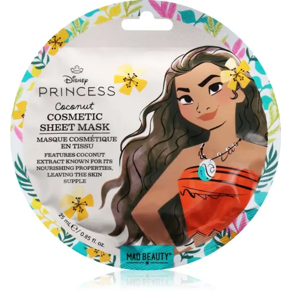 Mad Beauty Mad Beauty Disney Princess Moana хидратираща платнена маска 25 мл.