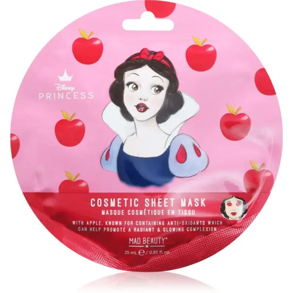 Mad Beauty Mad Beauty Disney Princess Snow White платнена маска с ревитализиращ ефект 25 мл.