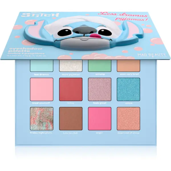 Mad Beauty Mad Beauty Disney Stitch Pamper палитра сенки за очи 12x2.5 гр.