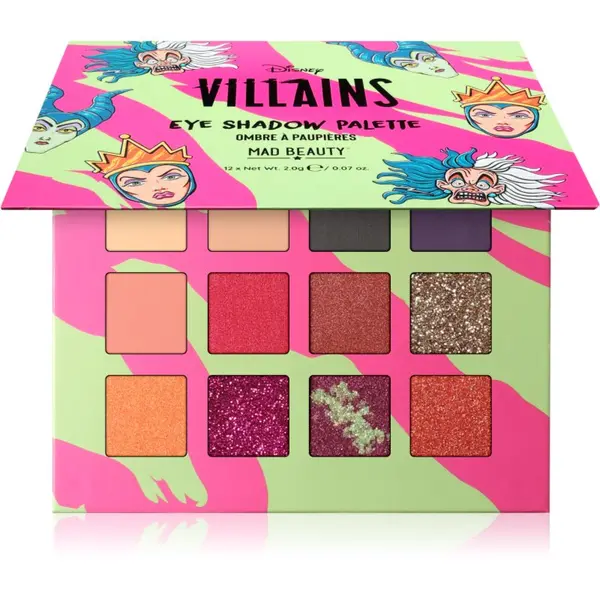 Mad Beauty Mad Beauty Disney Villains палитра сенки за очи 12x2 гр.