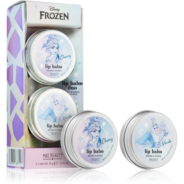 Mad Beauty Mad Beauty Frozen подхранващ и хидратиращ балсам за устни дуо с аромат Cherry and Vanilla 2x12 гр.