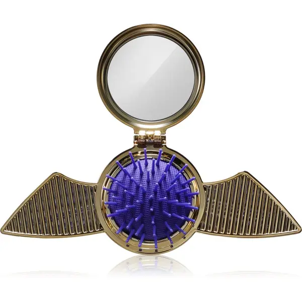 Mad Beauty Mad Beauty Harry Potter Snitch Четка за коса с малко огледало 1 бр.