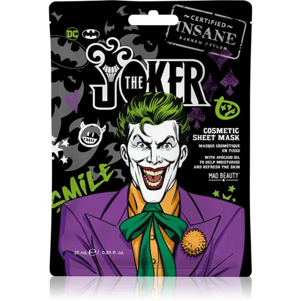 Mad Beauty Mad Beauty Joker Sheet Mask хидратираща платнена маска 1 бр.