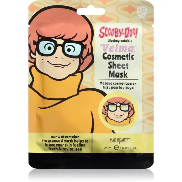 Mad Beauty Mad Beauty Scooby Doo Velma платнена маска с антиоксидантен ефект 25 мл.