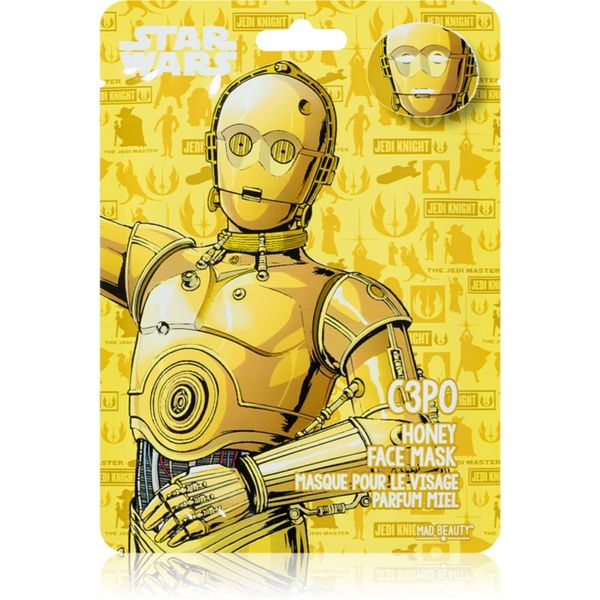Mad Beauty Mad Beauty Star Wars C3PO хидратираща платнена маска с мед 25 мл.