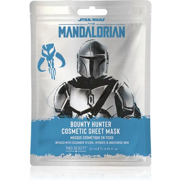 Mad Beauty Mad Beauty Star Wars Mandalorian Silver Face Mask платнена маска 25 мл.