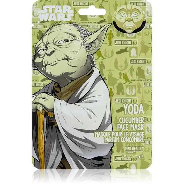 Mad Beauty Mad Beauty Star Wars Yoda успокояваща платнена маска 25 мл.