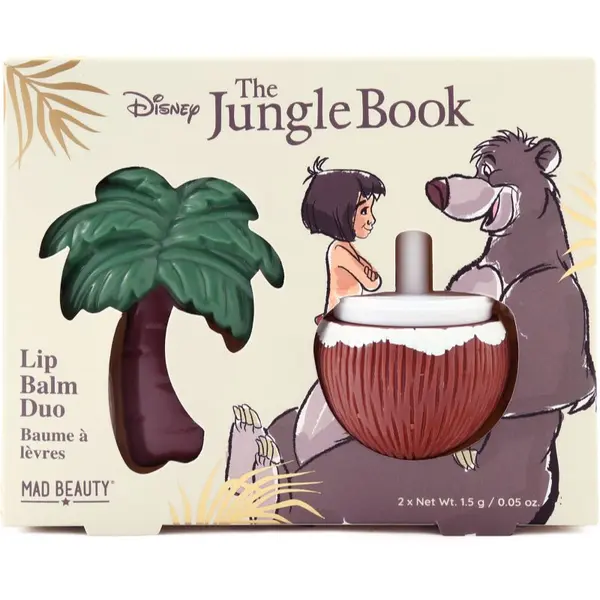 Mad Beauty Mad Beauty The Jungle Book Lip Balm Duo балсам за устни 2x1.5 гр.