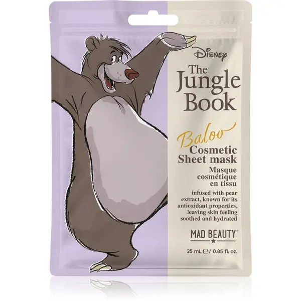 Mad Beauty Mad Beauty The Jungle Book Sheet Mask - Baloo платнена маска 25 мл.