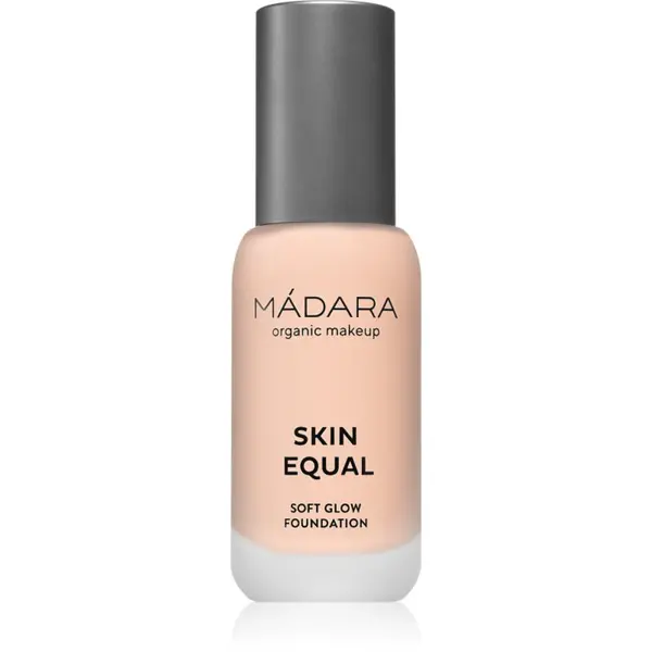 Mádara MÁDARA Skin Equal озаряващ фон дьо тен за естествен вид SPF 15 цвят #30 Rose Ivory 30 мл.
