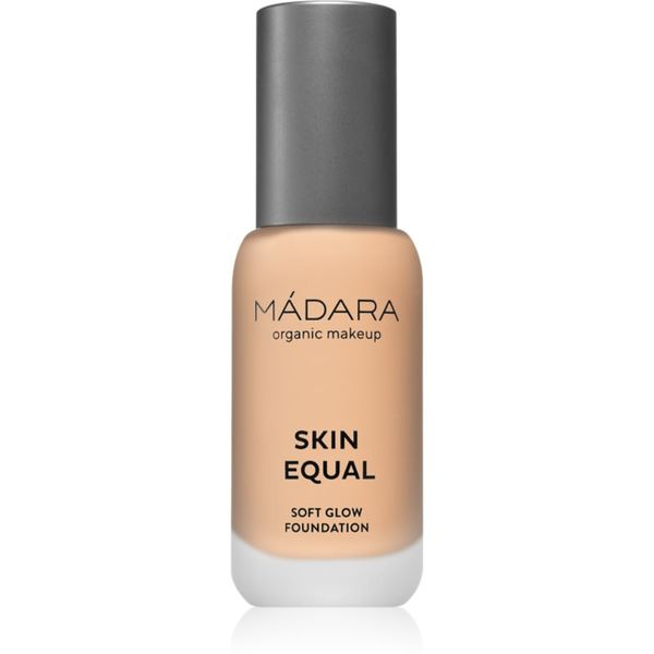 Mádara MÁDARA Skin Equal озаряващ фон дьо тен за естествен вид SPF 15 цвят #40 Sand 30 мл.