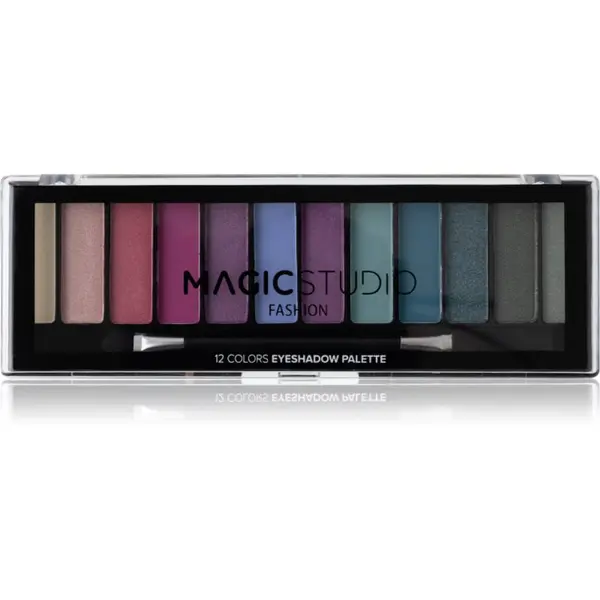 Magic studio Magic studio 12 Colors Eyeshadow Palette палитра от сенки за очи 02 Fashion 12x1.5 гр.