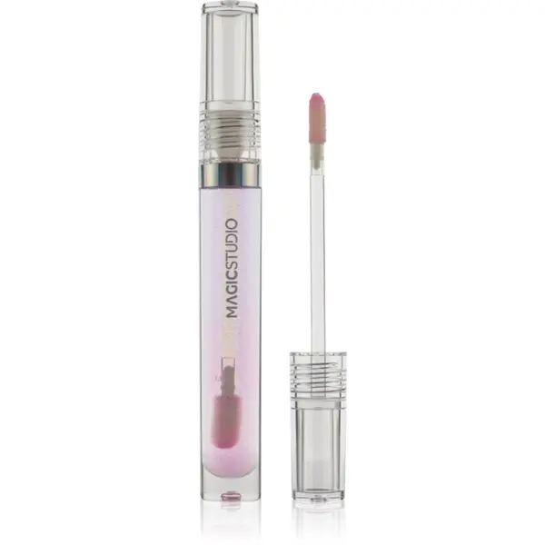 Magic studio Magic studio Glitter Lip Gloss блясък за устни с блестящи частици цвят 02 Pink Aura 3.5 мл.