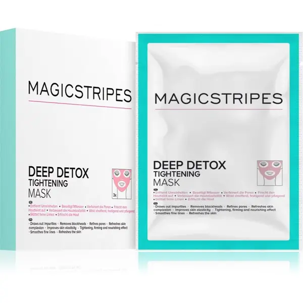MAGICSTRIPES MAGICSTRIPES Deep Detox детоксикираща маска със стягащ ефект 3 бр.