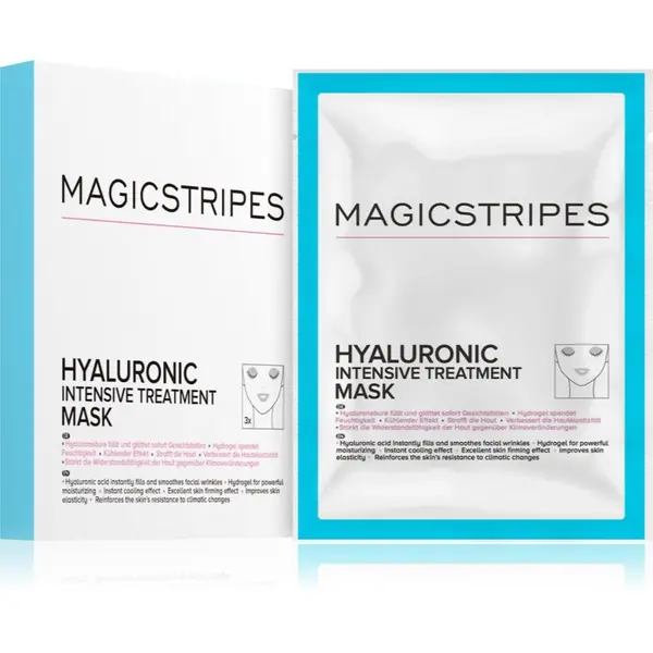MAGICSTRIPES MAGICSTRIPES Hyaluronic Intensive Treatment Mask интензивна хидрогелна маска с хиалуронова киселина 3 бр.