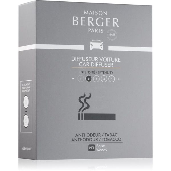 Maison Berger Paris Maison Berger Paris Anti Odour Tobacco aроматизатор за автомобил резервен пълнител 2x17 гр.