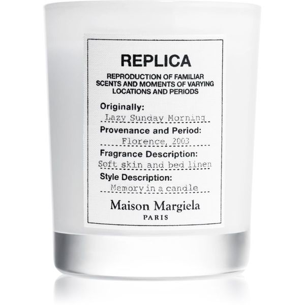 Maison Margiela Maison Margiela REPLICA Lazy Sunday Morning ароматна свещ 165 гр.