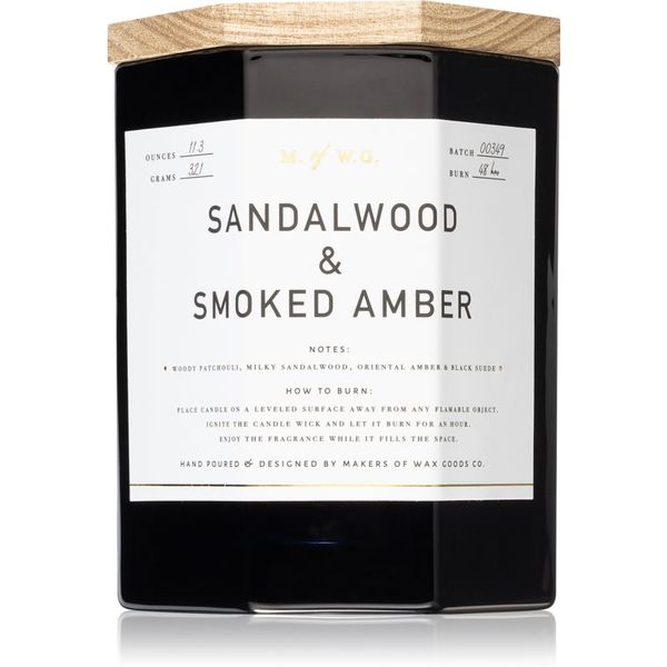 Makers of Wax Goods Makers of Wax Goods Sandalwood & Smoked Amber ароматна свещ 321 гр.
