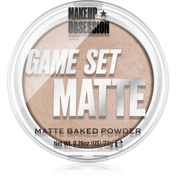 Makeup Obsession Makeup Obsession Game Set Matte печена матираща пудра цвят Navagio 7.5 гр.