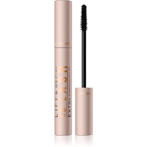 Makeup Revolution Makeup Revolution 5D Lash Extra спирала за дълги и обемни мигли цвят Jet Black 14 мл.