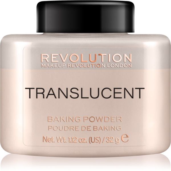 Makeup Revolution Makeup Revolution Baking Powder насипна пудра цвят Translucent 32 гр.