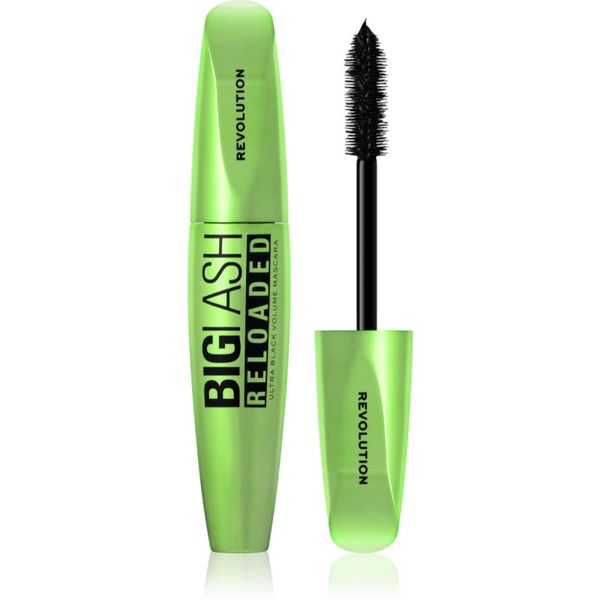 Makeup Revolution Makeup Revolution Big Lash Reloaded спирала за обем екстра черна цвят Ultra Black 8 мл.