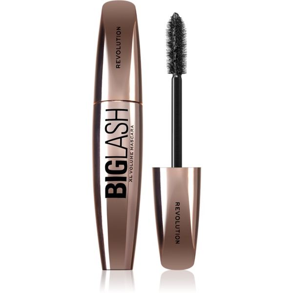 Makeup Revolution Makeup Revolution Big Lash Volume спирала за обем и удължаване на мигли цвят Black 8 мл.