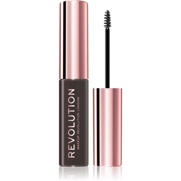 Makeup Revolution Makeup Revolution Brow Fixer гел за вежди цвят Dark Brown 6 мл.