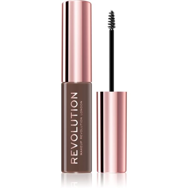 Makeup Revolution Makeup Revolution Brow Fixer гел за вежди цвят Medium Brown 6 мл.