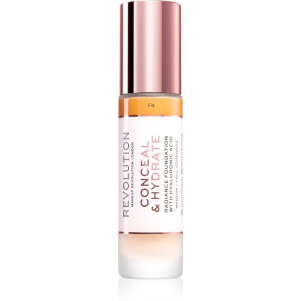 Makeup Revolution Makeup Revolution Conceal & Hydrate лек хидратиращ фон дьо тен цвят F9 23 мл.