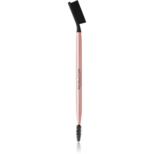 Makeup Revolution Makeup Revolution Create двустранна четка за вежди I. тип R13 1 бр.