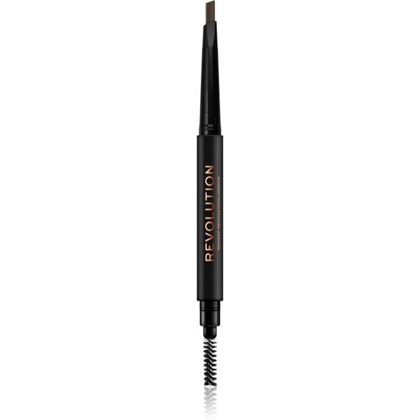 Makeup Revolution Makeup Revolution Duo Brow Definer прецизен молив за вежди цвят Light Brown 0,25 гр.