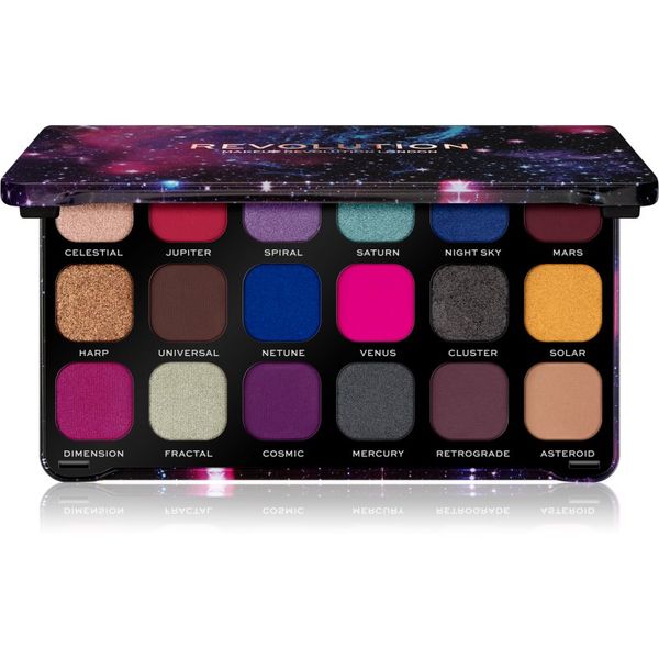 Makeup Revolution Makeup Revolution Forever Flawless палитра от сенки за очи цвят Constellation 18 x 1.1 гр.
