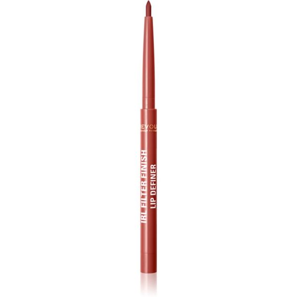 Makeup Revolution Makeup Revolution IRL Filter кремообразен молив за устни с матиращ ефект цвят Burnt Cinnamon 0,18 гр.