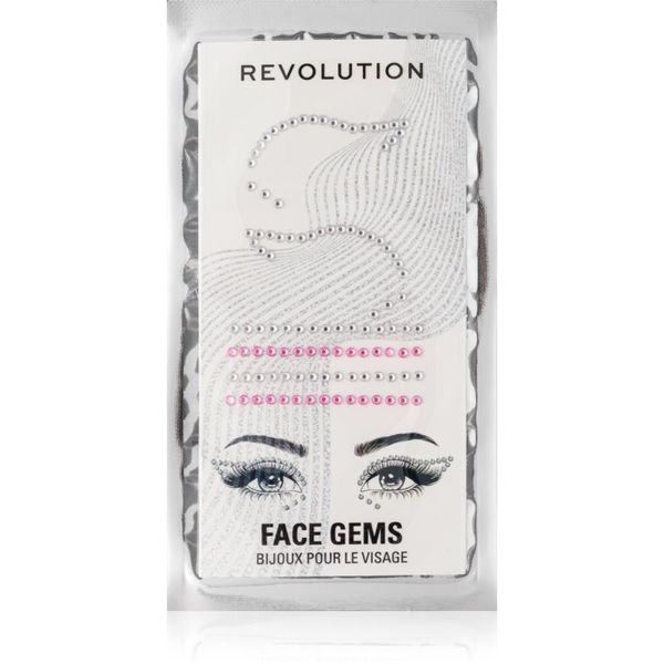 Makeup Revolution Makeup Revolution Metallic Muse Face Gems лепенки за лице 1 гр.