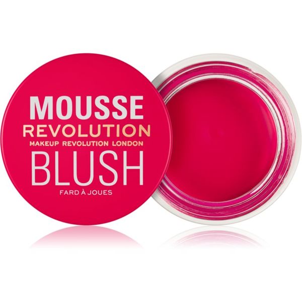 Makeup Revolution Makeup Revolution Mousse руж цвят Juicy Fuchsia Pink 6 гр.