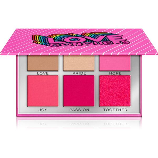Makeup Revolution Makeup Revolution Power Shadow Palette палитра сенки за очи цвят Love Conquers 6,6 гр.