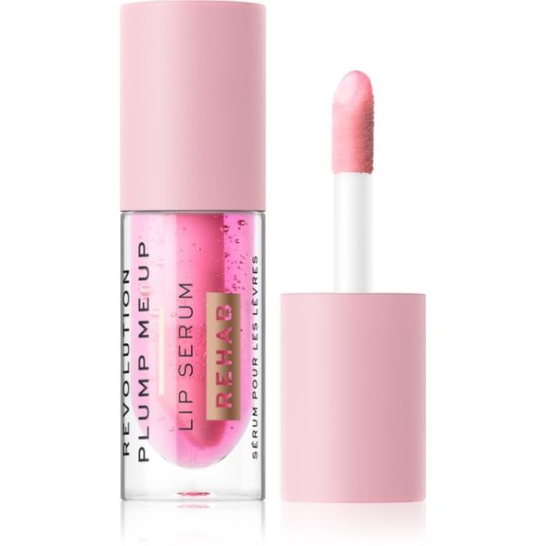 Makeup Revolution Makeup Revolution Rehab обновяващ серум за обем на устните цвят Pink Glaze 4,6 мл.