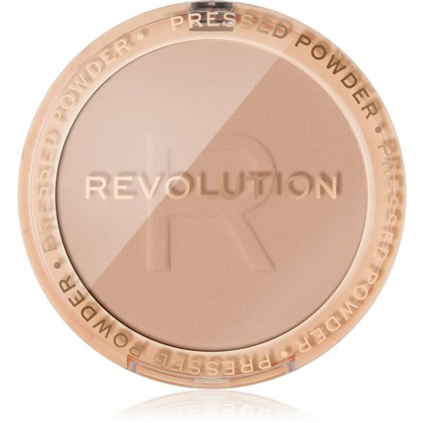 Makeup Revolution Makeup Revolution Reloaded нежна компактна пудра цвят Vanilla 6 гр.