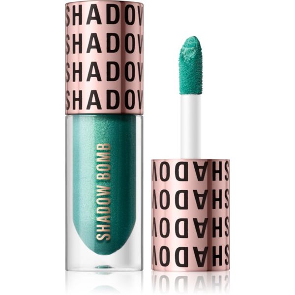 Makeup Revolution Makeup Revolution Shadow Bomb метални сенки за очи цвят Obsessed Teal 4,6 мл.