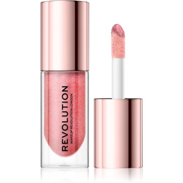 Makeup Revolution Makeup Revolution Shimmer Bomb блясък за устни с блестящи частици цвят Distortion 4.6 мл.