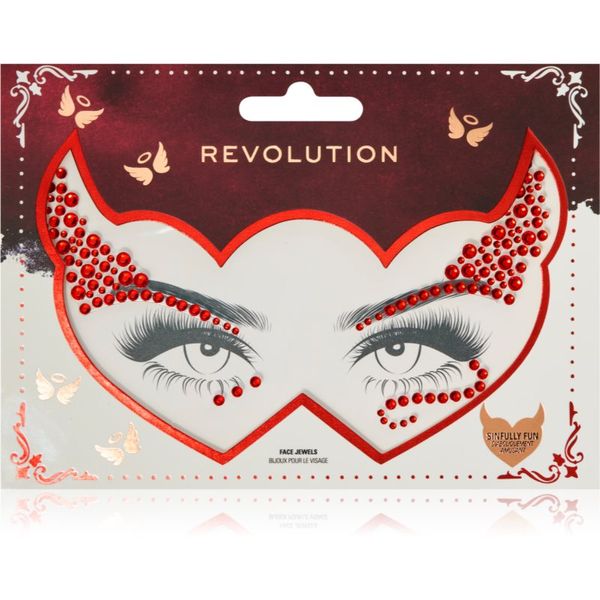 Makeup Revolution Makeup Revolution Truly Sinful Face Gems лепенки за лице 2 гр.