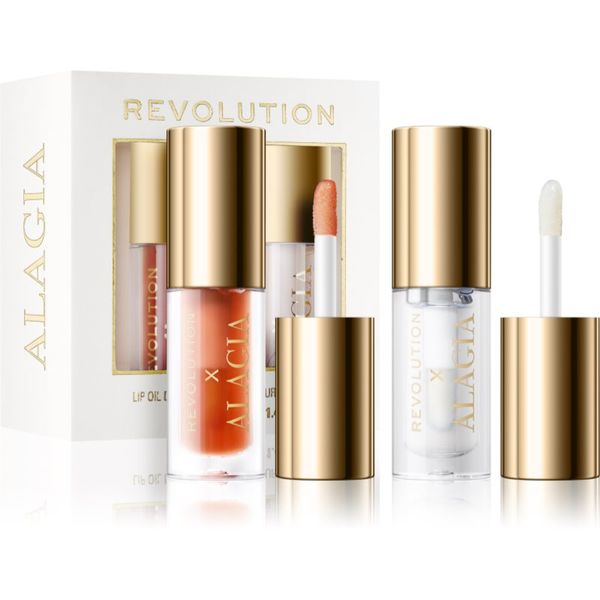 Makeup Revolution Makeup Revolution X Alagia Dominicana Glow & Sunburn подаръчен комплект за устни 1 бр.