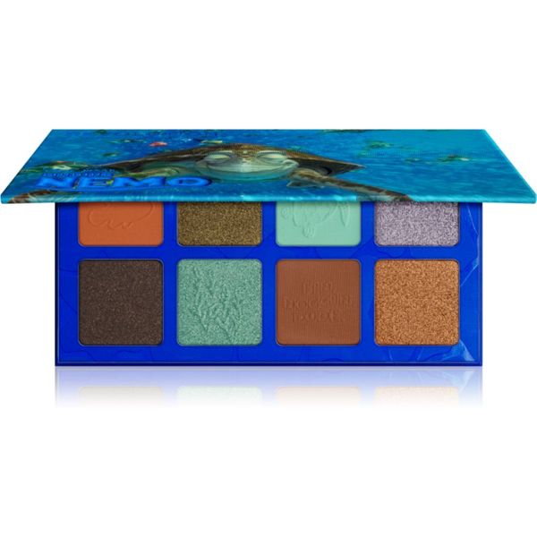 Makeup Revolution Makeup Revolution X Finding Nemo палитра от сенки за очи цвят Fin, Noggin, Dude 8,8 гр.